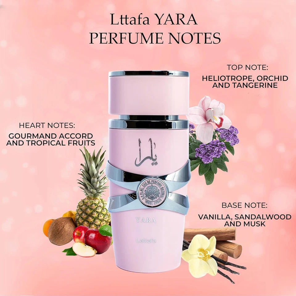 YaraYara by Lattafa Eau de Parfum for Women 3.4 oz (100ml) – New in Box